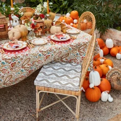 Mrs. Alice Putty Ikat Seat Pad Cushions (Set of 4)< Cushions