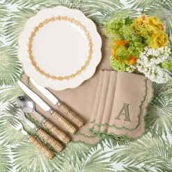 Mrs. Alice Putty Laurel Dinner Plate< Summer Crockery | Dinner Plates
