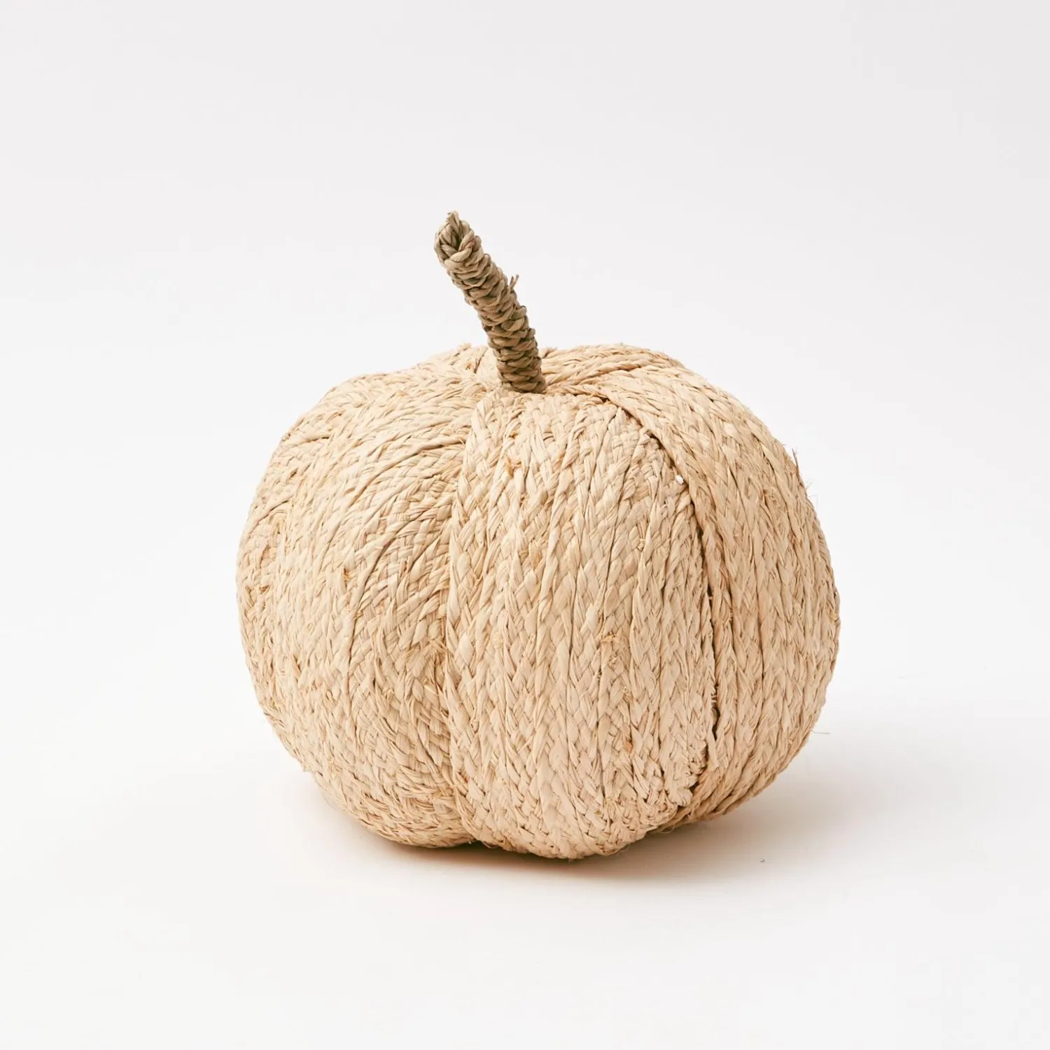 Mrs. Alice Raffia Pumpkin Family< Autumn Decorations