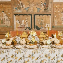 Mrs. Alice Raffia Pumpkin Family< Autumn Decorations