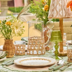 Mrs. Alice Raffia Water Jug< Summer Glassware | Jugs