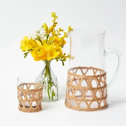 Mrs. Alice Raffia Water Jug< Summer Glassware | Jugs