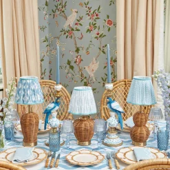 Mrs. Alice Rattan Bardot Rechargeable Lamp< Rechargeable Table Lamps | Lamp Stands