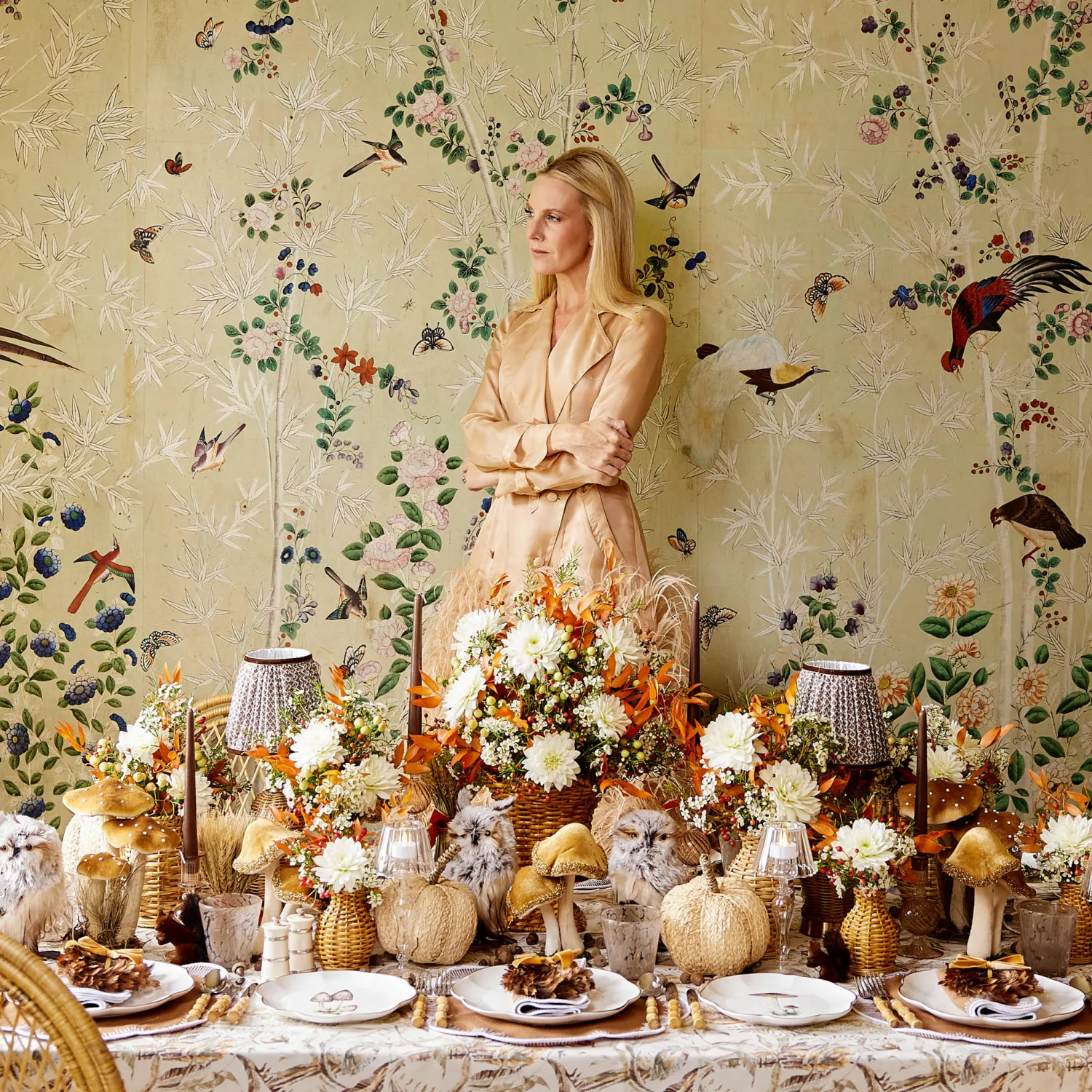 Mrs. Alice Rattan Bardot Rechargeable Lamp< Rechargeable Table Lamps | Lamp Stands