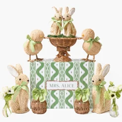 Mrs. Alice Rattan Meadow Decoration Set< Spring Decorations