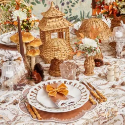 Mrs. Alice Rattan Mushroom Family< Year-round Decorations | Autumn Decorations