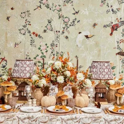 Mrs. Alice Rattan Rechargeable Pagoda Lamp< Rechargeable Table Lamps | Lamp Stands