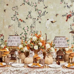 Mrs. Alice Rattan Rechargeable Pagoda Lamp< Rechargeable Table Lamps | Lamp Stands