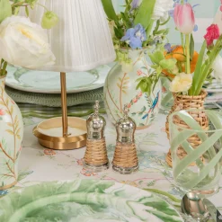 Mrs. Alice Rattan Salt & Pepper Set< Summer Crockery | Crockery Sets