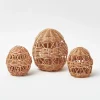 Mrs. Alice Rattan Woven Egg Family< Spring Decorations