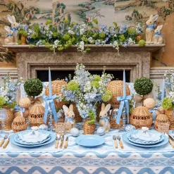 Mrs. Alice Rattan Woven Egg Family< Spring Decorations