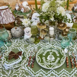 Mrs. Alice Rechargeable Lamp with Chocolate Ikat Shade (18cm)< Rechargeable Table Lamps | For Her