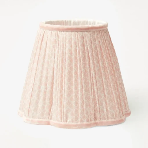 Mrs. Alice Rechargeable Lamp with Pink Lotus Shade (18cm)< Rechargeable Table Lamps