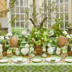 Mrs. Alice Rectangular Bettina White Placemats (Set of 4)< Placemats