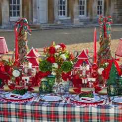 Mrs. Alice Red Bow Laurel Placemats (Set of 4)< Placemats