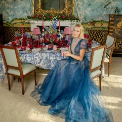 Mrs. Alice Red Glass Lantern Tea Light Holder (Pair) - 18 cm< Candle Holders | Tea Light Lanterns