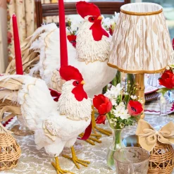 Mrs. Alice Ronnie the Rooster (Pair) - 30cm< Spring Decorations