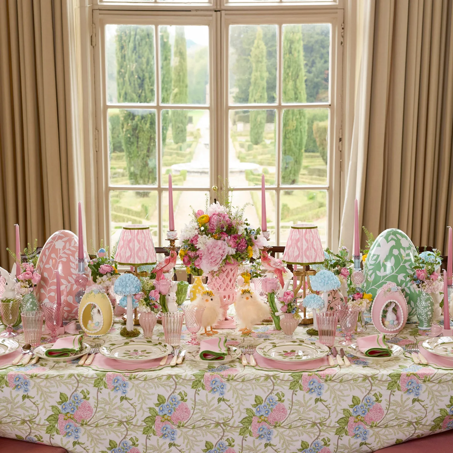 Mrs. Alice Rose Bud Dinner & Starter Plates (Set of 8)< Crockery Sets