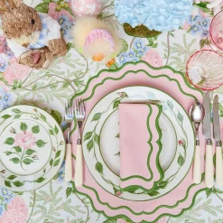 Mrs. Alice Rose Bud Dinner & Starter Plates (Set of 8)< Crockery Sets