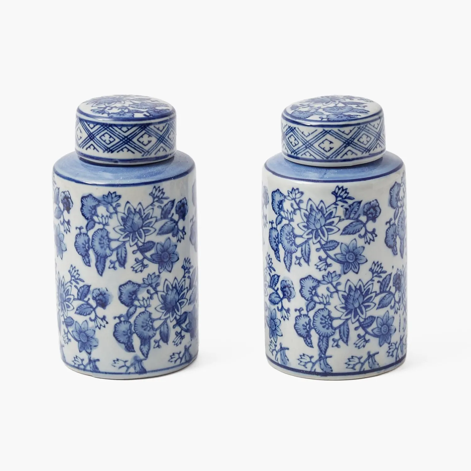 Mrs. Alice Round Chinoiserie Ginger Jars (Pair)< Spring Decorations | For The Homemaker