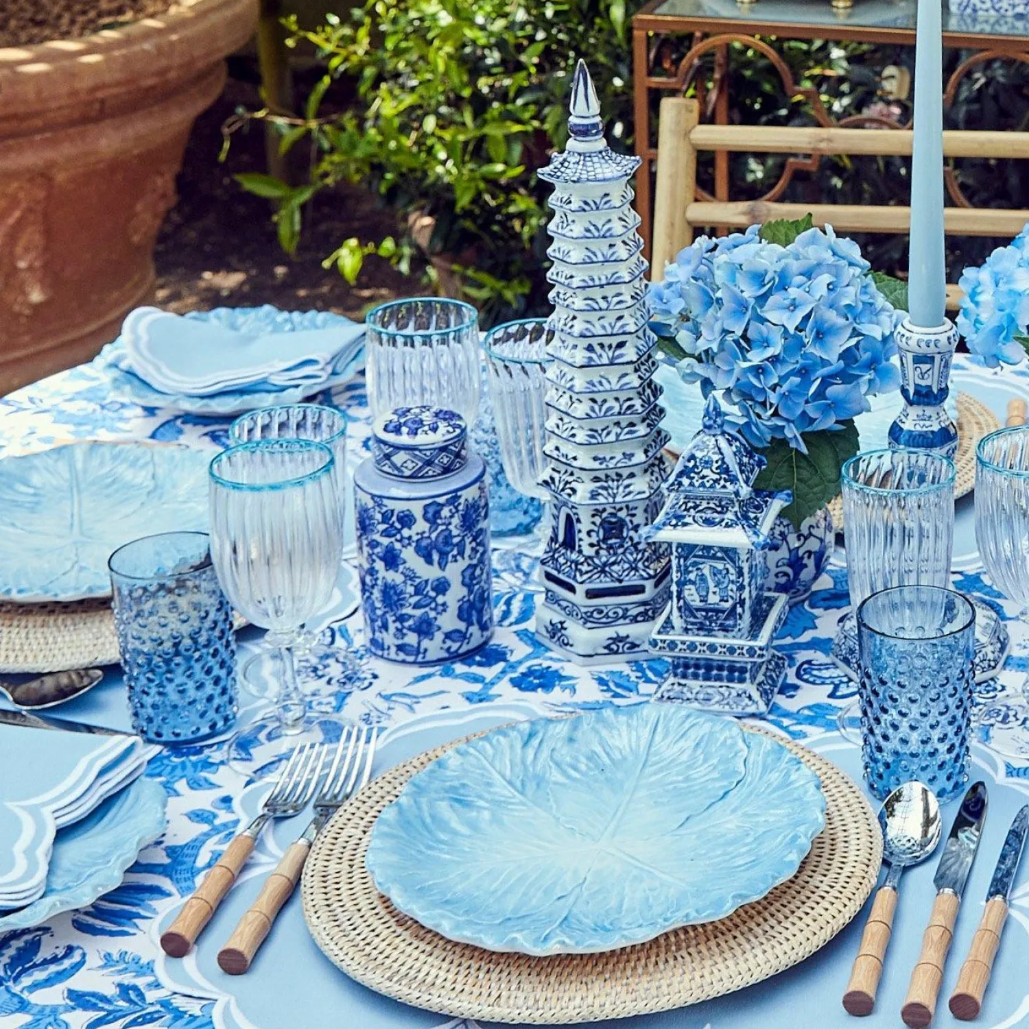 Mrs. Alice Round Chinoiserie Ginger Jars (Pair)< Spring Decorations | For The Homemaker