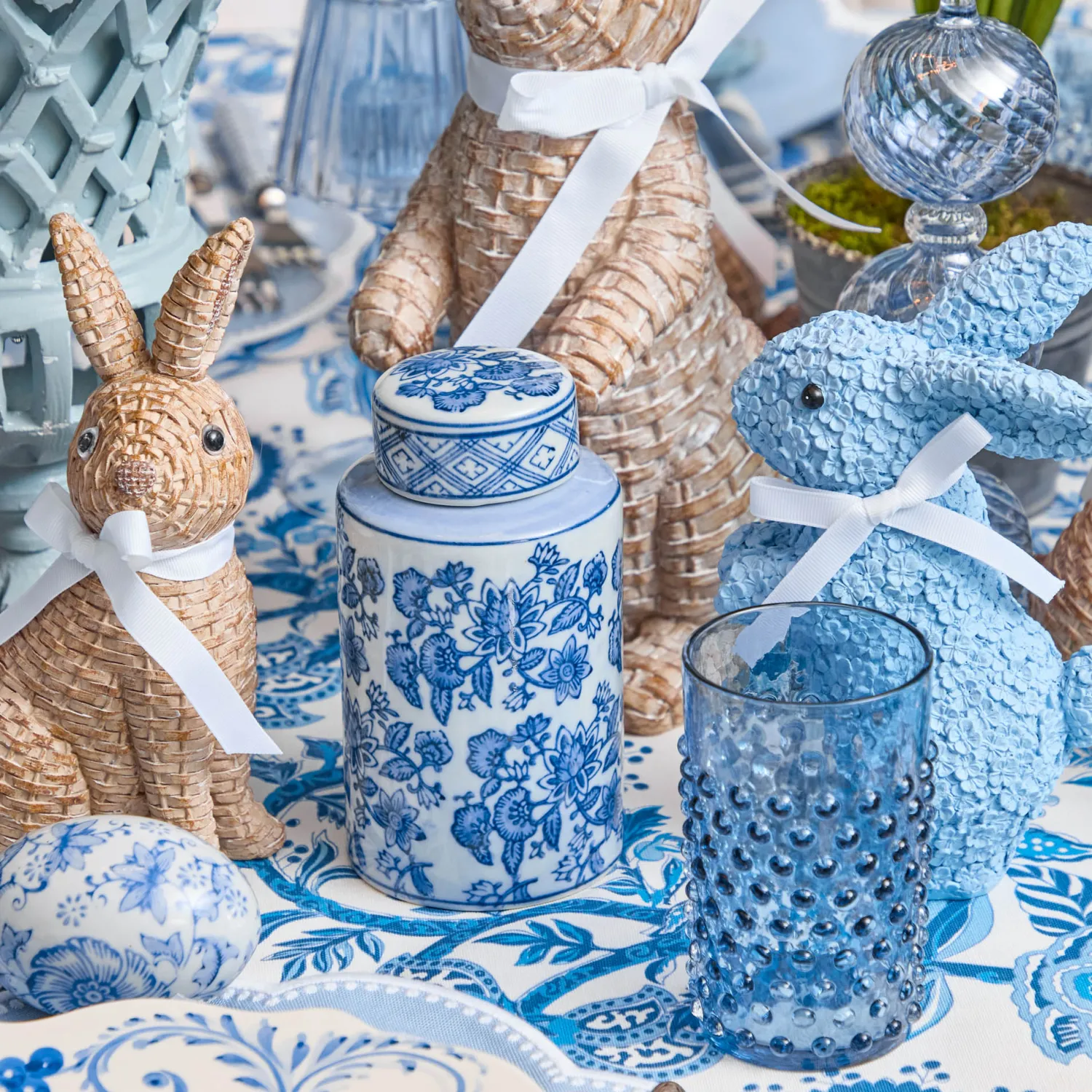 Mrs. Alice Round Chinoiserie Ginger Jars (Pair)< Spring Decorations | For The Homemaker