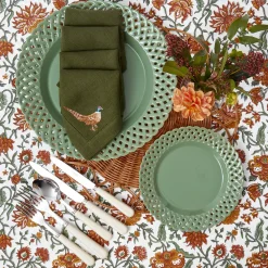 Mrs. Alice Sage Basketweave Starter Plate< Starter Plates