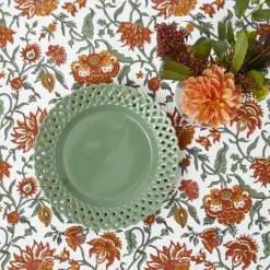 Mrs. Alice Sage Basketweave Starter Plate< Starter Plates