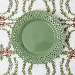 Mrs. Alice Sage Basketweave Starter Plate< Starter Plates