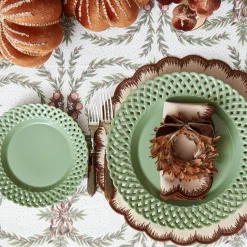 Mrs. Alice Sage Basketweave Starter Plate< Starter Plates