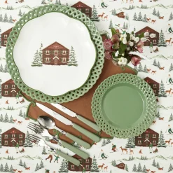 Mrs. Alice Sage Basketweave Starter Plate< Starter Plates