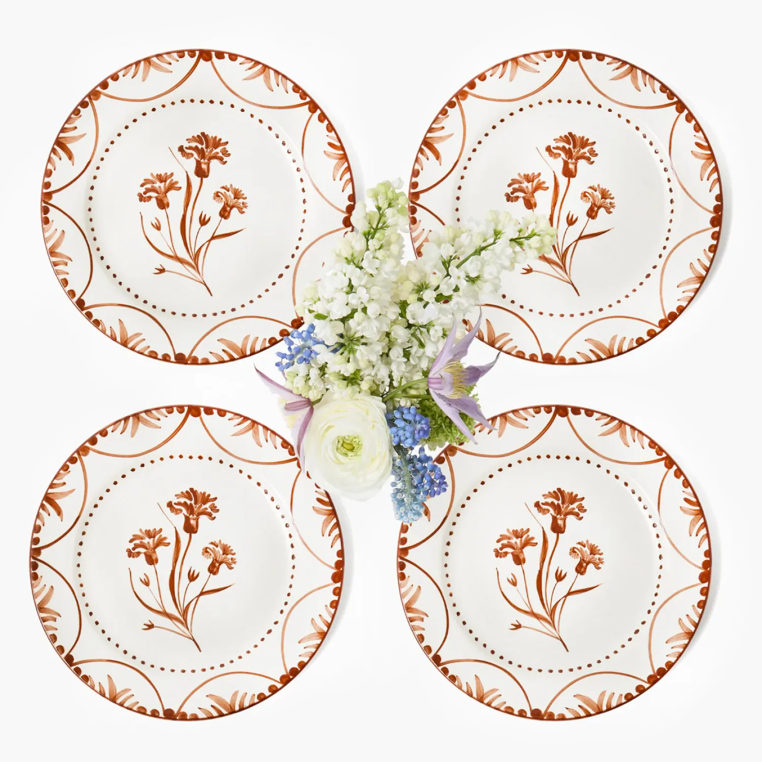Mrs. Alice Santa Kristina Starter Plates (Set of 4)< Summer Crockery | Starter Plates