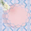 Mrs. Alice Sarah Pink & Blue Placemats (Set of 4)< Placemats