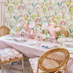 Mrs. Alice Sarah Pink & Blue Placemats (Set of 4)< Placemats