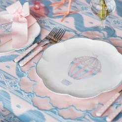 Mrs. Alice Sarah Pink & Blue Placemats (Set of 4)< Placemats