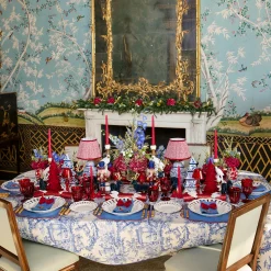 Mrs. Alice Scalloped Christmas Tree Cocktail Napkins (Set of 4)< Napkins