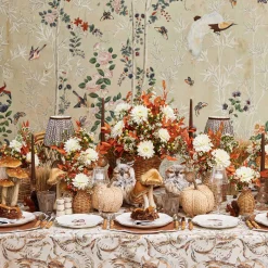 Mrs. Alice Scalloped Mushroom Dinner Plates (Set of 4)< Dinner Plates | Crockery Sets