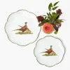 Mrs. Alice Scalloped Pheasant Starter Plate< Starter Plates