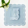 Mrs. Alice Serena Appliqué Blue Napkins (Set of 4)< Napkins | Mrs. Alice Monogram
