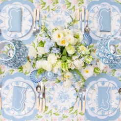 Mrs. Alice Serena Appliqué Blue Napkins (Set of 4)< Napkins | Mrs. Alice Monogram