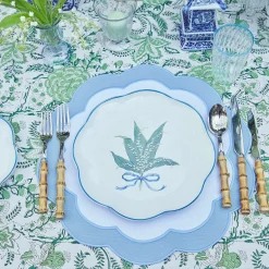 Mrs. Alice Serena Appliqué Blue Placemats (Set of 4)< Placemats | For Her
