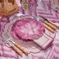 Mrs. Alice Serena Aubergine Cabbage Starter Plate< Summer Crockery | Starter Plates