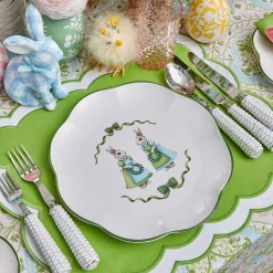 Mrs. Alice Serena Green Appliqué Placemats (Set of 4)< Placemats