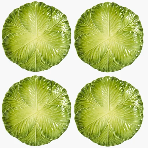 Mrs. Alice Serena Green Cabbage Dinner Plate< Dinner Plates