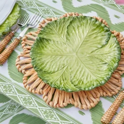 Mrs. Alice Serena Green Cabbage Dinner Plate< Dinner Plates