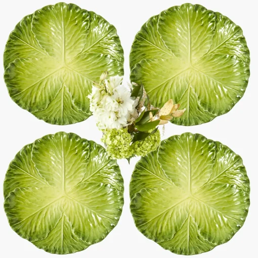 Mrs. Alice Serena Green Cabbage Dinner Plate< Dinner Plates