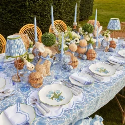 Mrs. Alice Serena White Placemats & Napkins (Set of 4)< Table Linen Sets | Mrs. Alice Monogram