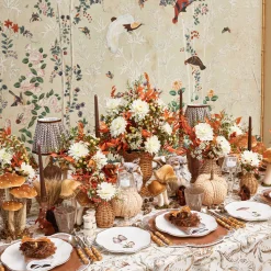 Mrs. Alice Shaded Pheasant Tablecloth< Tablecloths
