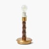 Mrs. Alice Short Burnt Bamboo Rechargeable Lamp< Rechargeable Table Lamps | Summer Lighting