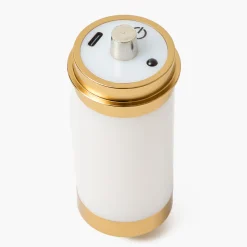 Mrs. Alice Short Corinthian Square Rechargeable Lamp< Rechargeable Table Lamps | Lamp Stands